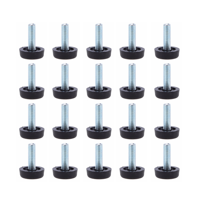 Cabinet Hinge Overlay - M8 pies niveladores deslizantes para muebles,