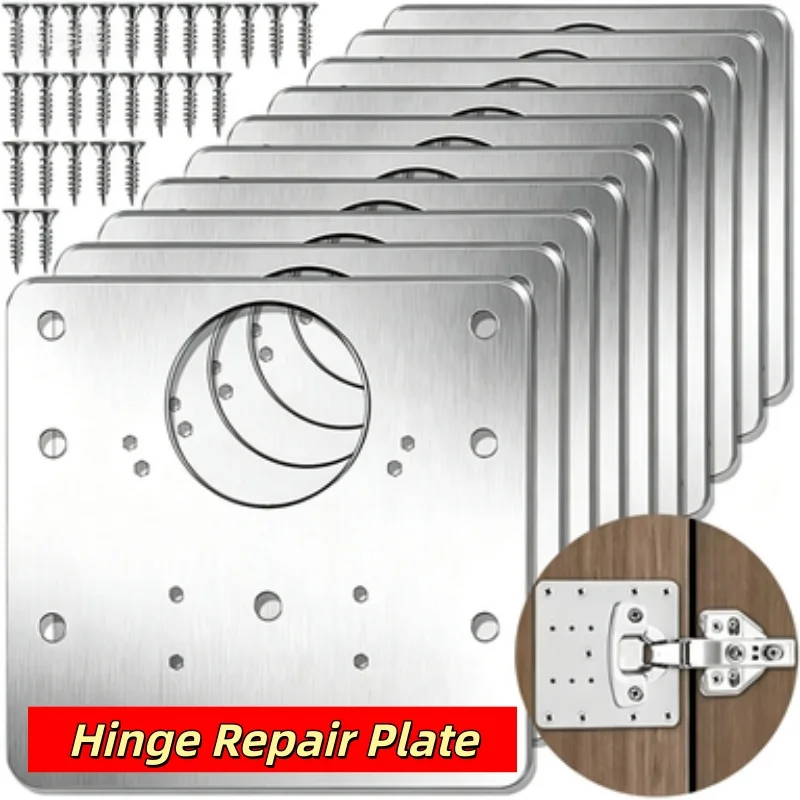 Cabinet Hinge Overlay - Placa de reparación para bisagras, placa