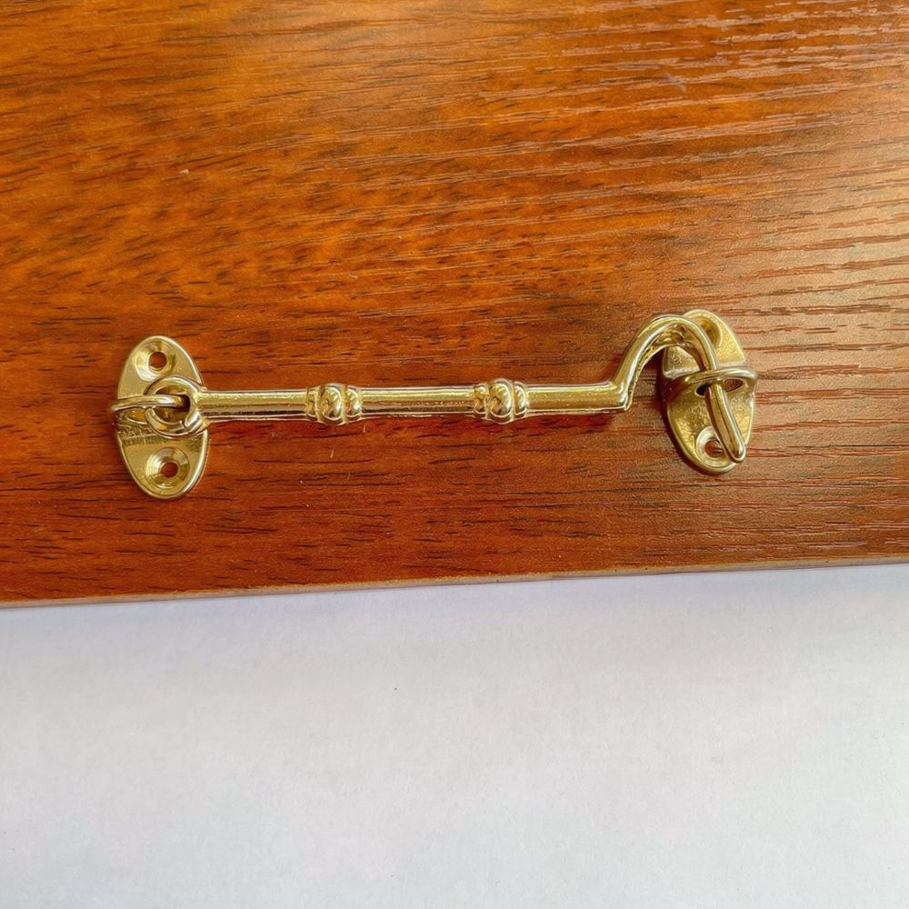 Furniture Hardware Fitting - Gancho de latón macizo para ventanas,
