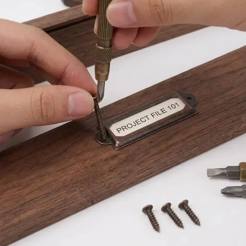 Marco de metal con etiqueta vi - Furniture Hardware Names reseña y precio