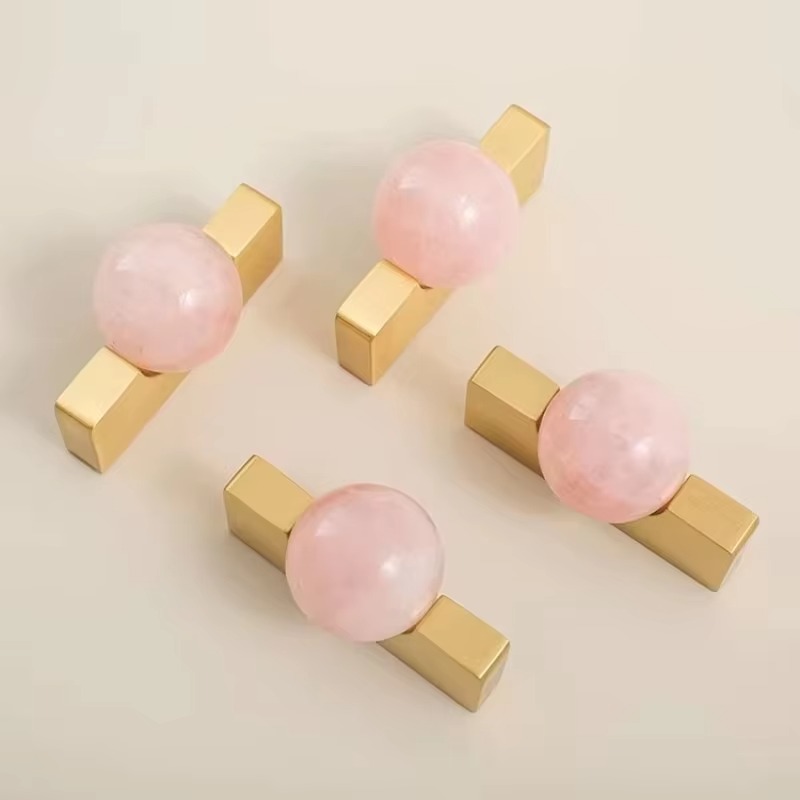 Bola de cristal blanca + tirad - Furniture Hardware Drop Pulls reseña y precio
