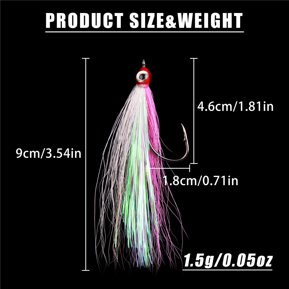 Anzuelo de pesca Bucktail Teas - Furniture Hardware Jig reseña y precio
