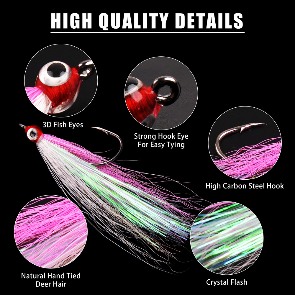 Anzuelo de pesca Bucktail Teas - Furniture Hardware Jig reseña y precio