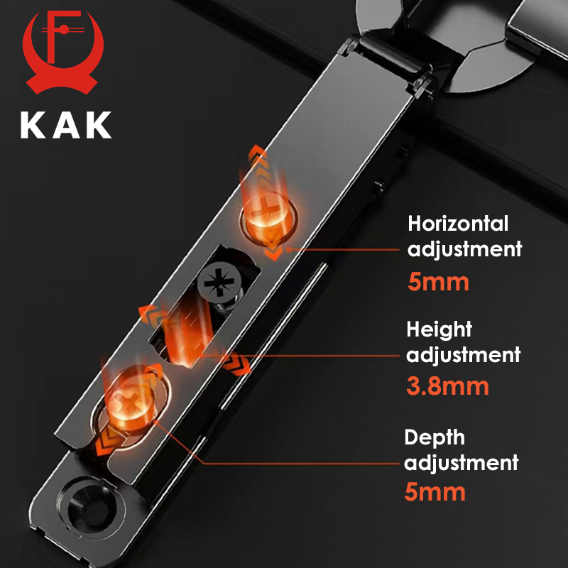 KAK-bisagras hidráulicas ocult - Cabinet Hinge Overlay reseña y precio